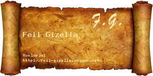 Feil Gizella névjegykártya
